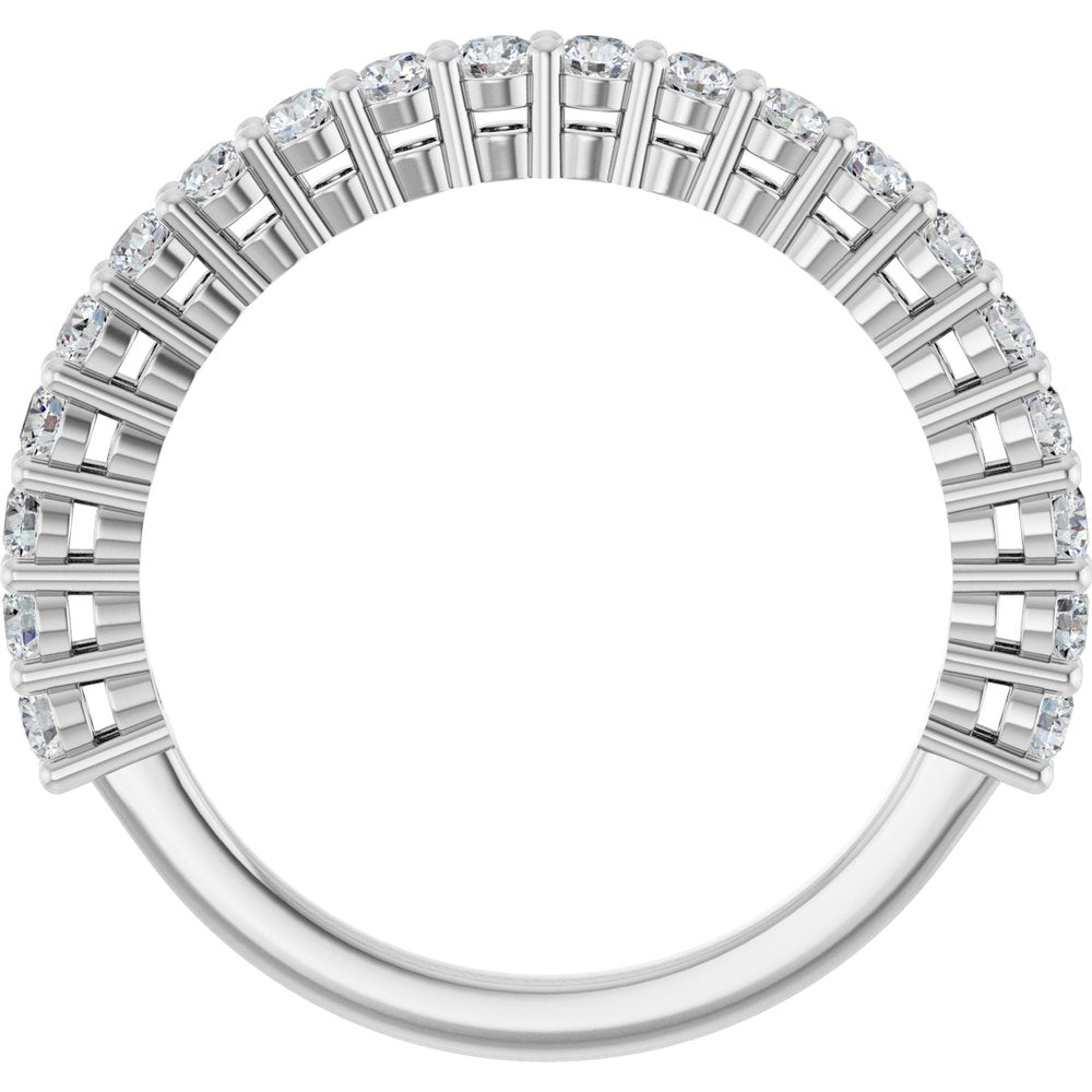 14K White Gold 1/2 CTW Lab-Grown Diamond Anniversary Band