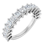 14K White 2 CTW Lab-Grown Diamond Anniversary Band