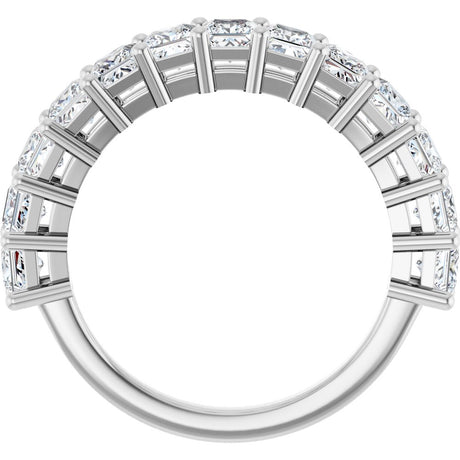 14K White Gold 2 CTW Lab-Grown Diamond Anniversary Band