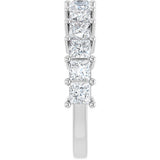14K White Gold 2 CTW Lab-Grown Diamond Anniversary Band