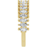 14K Yellow Gold 1 1/5 CTW Lab-Grown Diamond Anniversary Band
