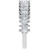 14K White Gold 1 1/5 CTW Lab-Grown Diamond Anniversary Band
