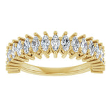 14K Yellow Gold 1 1/5 CTW Lab-Grown Diamond Anniversary Band