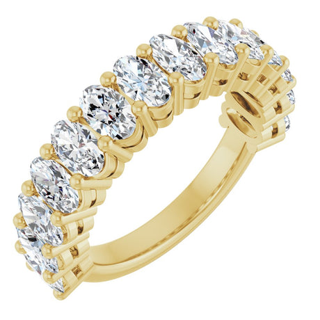 14K Yellow Gold 2 3/4 CTW Lab-Grown Diamond Anniversary Band