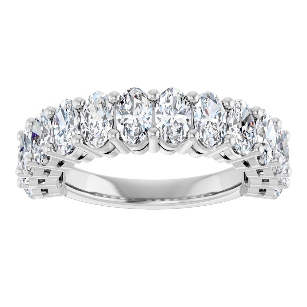 14K White Gold 2 3/4 CTW Lab-Grown Diamond Anniversary Band
