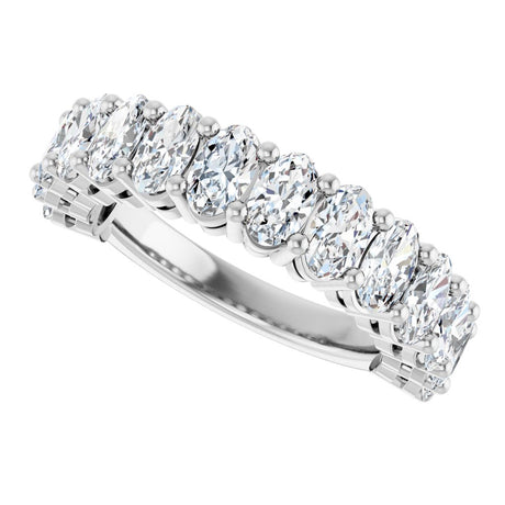 14K White Gold 2 3/4 CTW Lab-Grown Diamond Anniversary Band