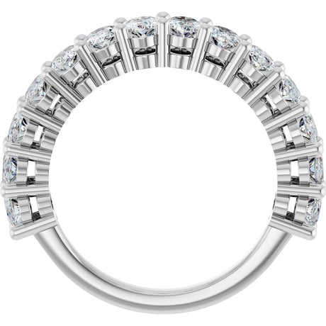 14K White Gold 2 3/4 CTW Lab-Grown Diamond Anniversary Band