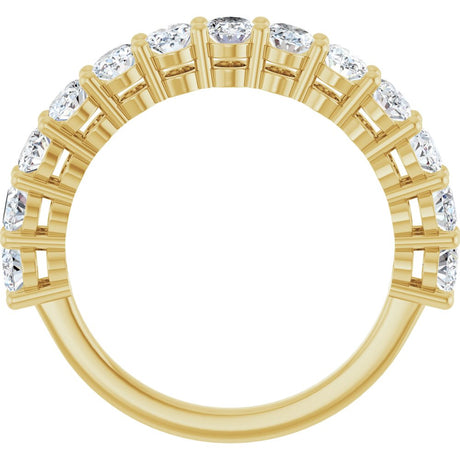 14K Yellow Gold 1 9/10 CTW Lab-Grown Diamond Anniversary Band