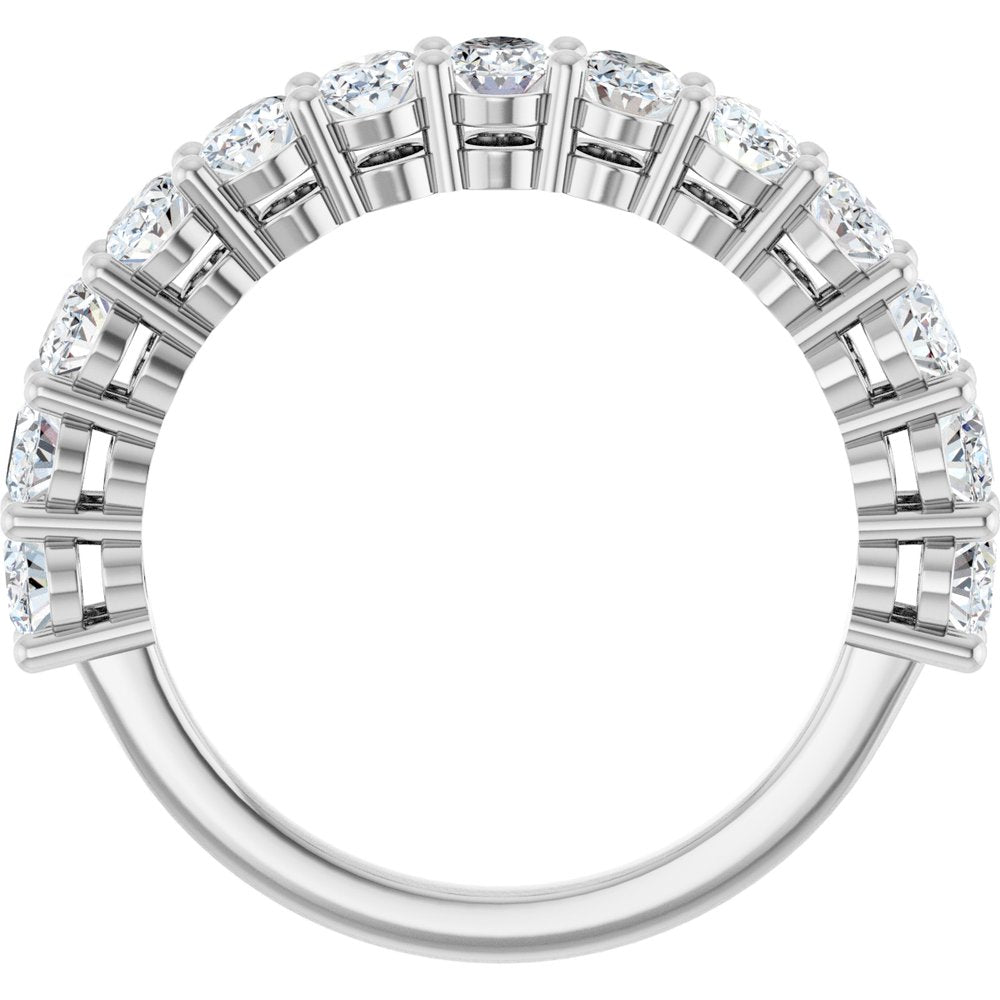 14K White Gold 1 9/10 CTW Lab-Grown Diamond Anniversary Band