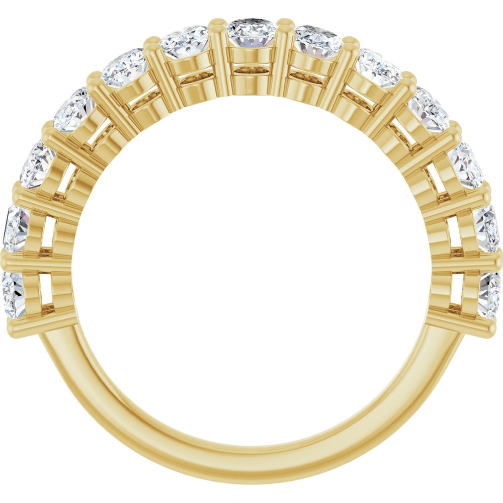 14K Yellow Gold 1 9/10 CTW Lab-Grown Diamond Anniversary Band