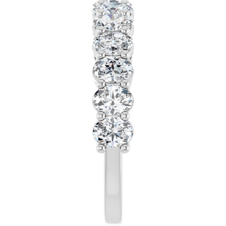 14K White Gold 1 9/10 CTW Lab-Grown Diamond Anniversary Band