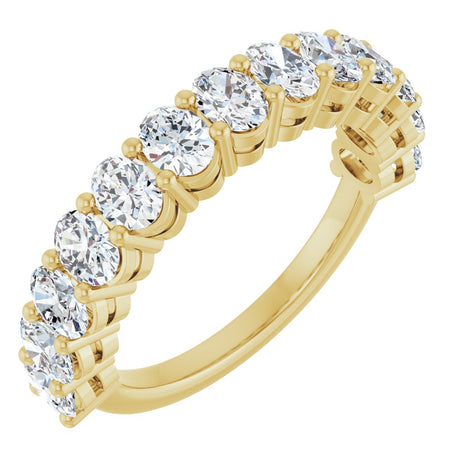 14K Yellow Gold 1 9/10 CTW Lab-Grown Diamond Anniversary Band