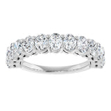 14K White Gold 1 9/10 CTW Lab-Grown Diamond Anniversary Band