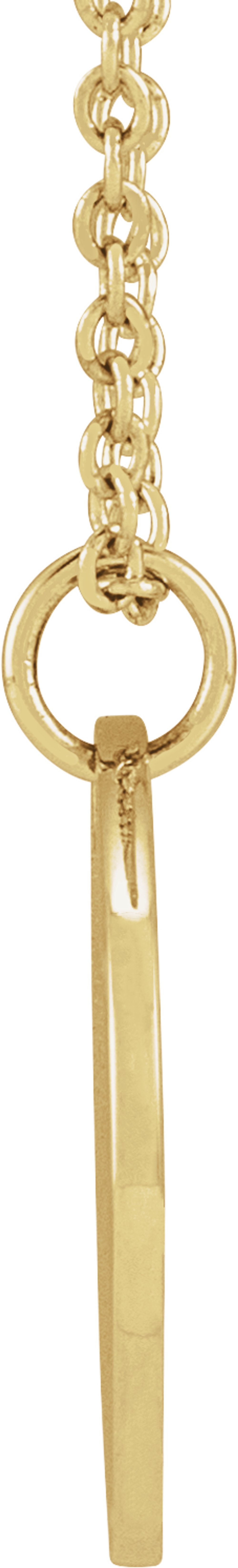 18K Yellow Gold-Plated Sterling Silver Narcissus December Birth Flower 16-18" Necklace