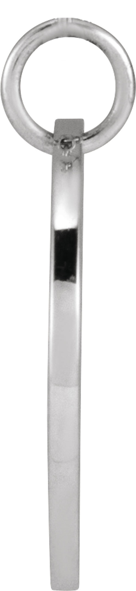 Sterling Silver Chrysanthemum November Birth Flower Pendant