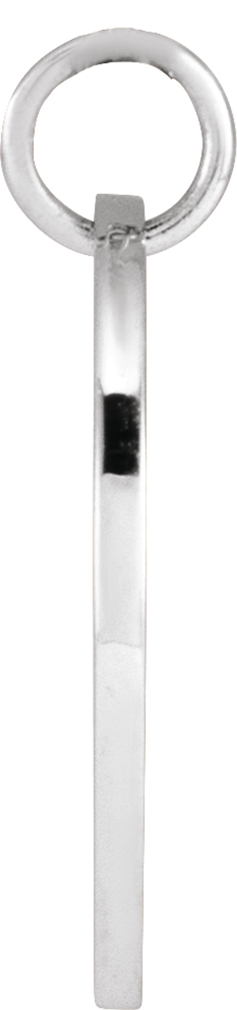 Sterling Silver Snow Drop January Birth Flower Pendant