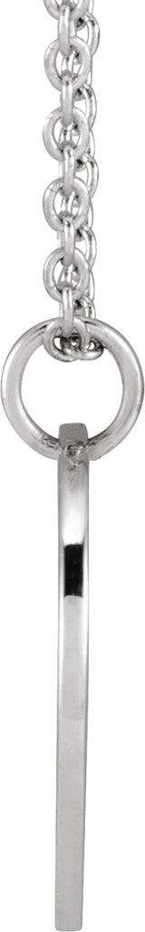 Sterling Silver Morning Glory September Birth Flower 16-18" Necklace