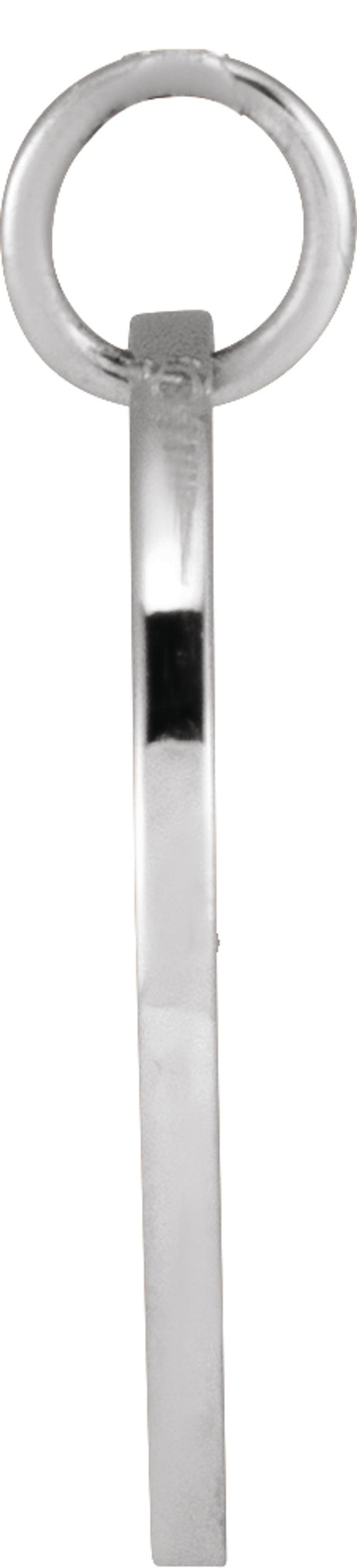 Sterling Silver Violet February Birth Flower Pendant