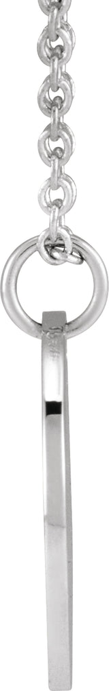 Sterling Silver Daffodil March Birth Flower 16-18" Necklace