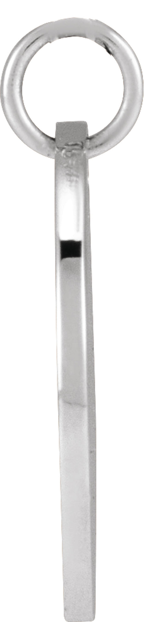 Sterling Silver Daffodil March Birth Flower Pendant