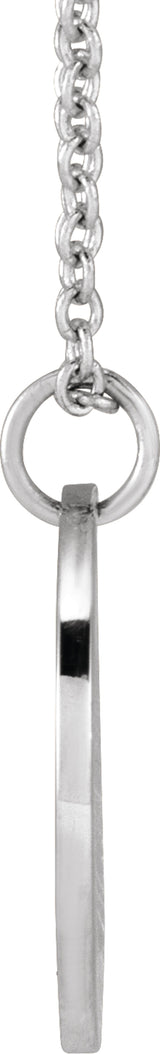 Sterling Silver Narcissus December Birth Flower 16-18" Necklace