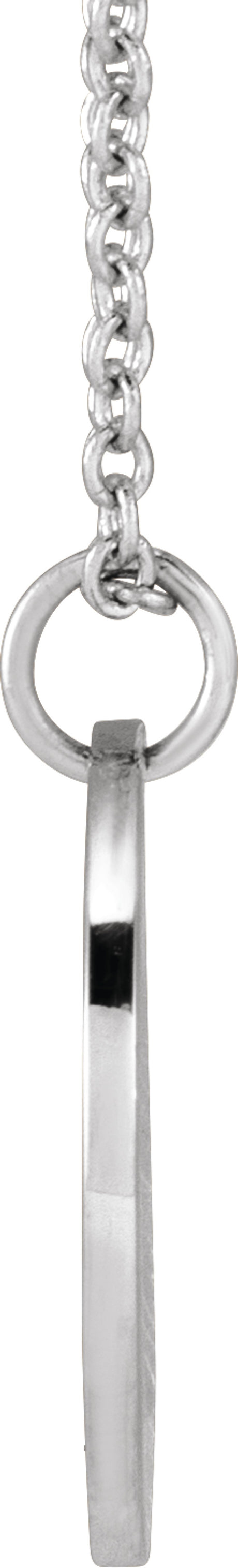 Sterling Silver Lily of the Valley May Birth Flower 16-18" Necklace