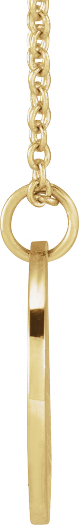 18K Yellow Gold-Plated Sterling Silver Marigold October Birth Flower 16-18" Necklace