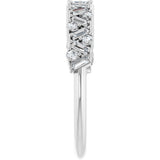 14K White 3/8 CTW Lab-Grown Diamond Scattered Anniversary Band