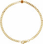 14K Yellow Natural Citrine Link 7" Bracelet