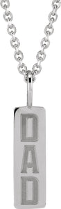 Sterling Silver Dad 20" Necklace 