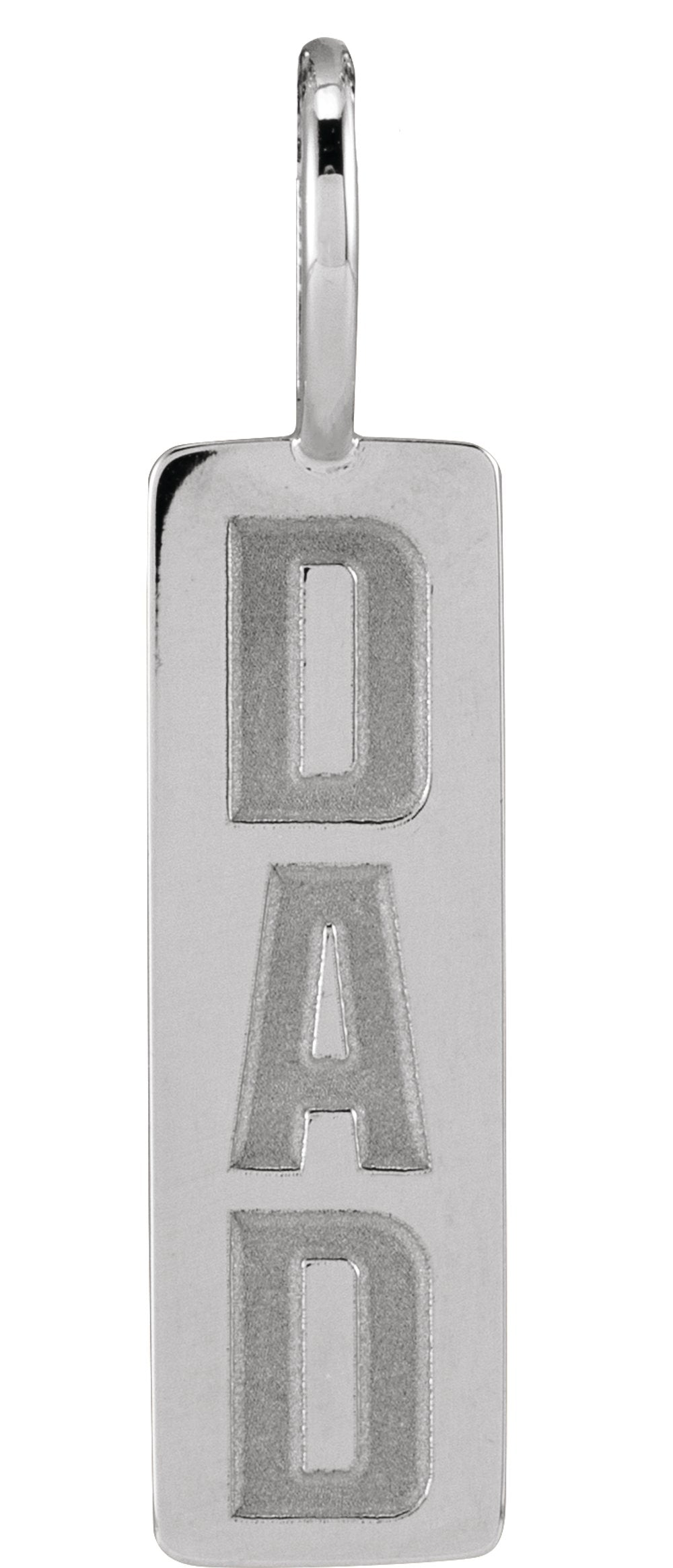 Sterling Silver Dad Charm/Pendant