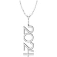 Sterling Silver 2024 Year 16-18" Necklace