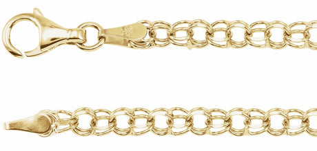 14K Yellow 3.75 mm Cable 7" Chain