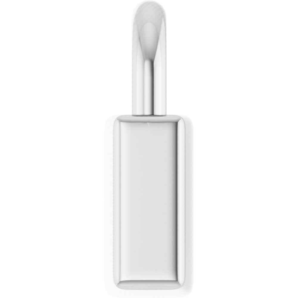 Sterling Silver Engravable Lock Pendant