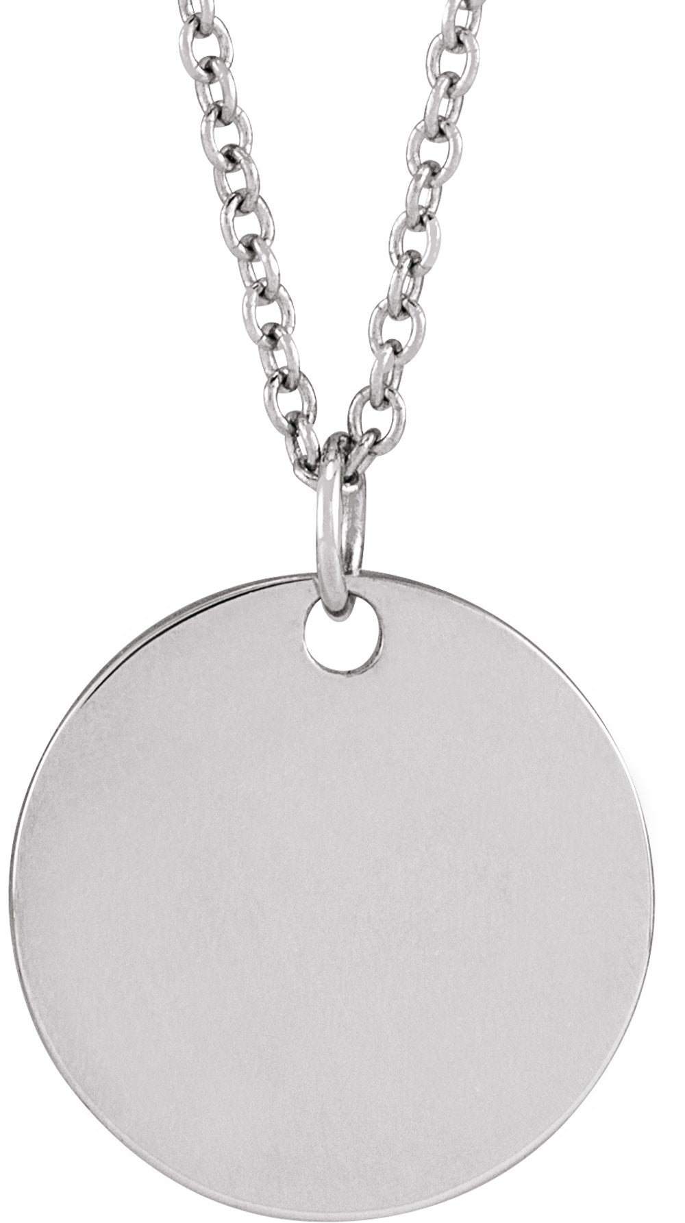 Sterling Silver Waterlily July Birth Flower 16-18" Necklace