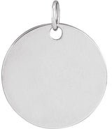 Sterling Silver Rose June Birth Flower Pendant