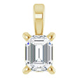 14K Yellow 1/4 CT Natural Diamond Pendant