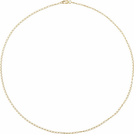 14K Yellow Gold-Filled 1.6 mm Elongated Curb 16" Chain