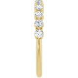 14K Yellow .04 CTW Natural Diamond Anniversary Band
