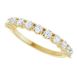 14K Yellow .04 CTW Natural Diamond Anniversary Band