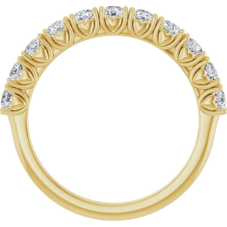 14K Yellow .04 CTW Natural Diamond Anniversary Band