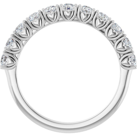 14K White Gold .04 CTW Natural Diamond Anniversary Band