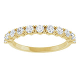 14K Yellow Gold .04 CTW Natural Diamond Anniversary Band