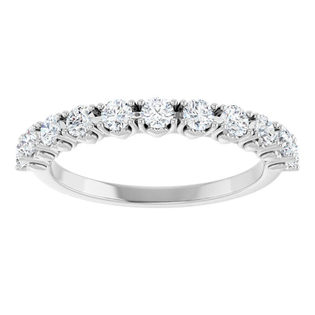 14K White Gold .04 CTW Natural Diamond Anniversary Band
