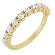 14K Yellow 5/8 CTW Lab-Grown Diamond Anniversary Band