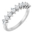 14K White Gold 1/2 CTW Lab-Grown Diamond Anniversary Band