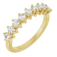 14K Yellow Gold 1/2 CTW Lab-Grown Diamond Anniversary Band
