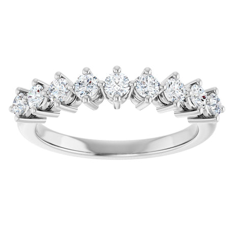 14K White Gold 1/2 CTW Lab-Grown Diamond Anniversary Band