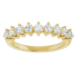 14K Yellow Gold 1/2 CTW Lab-Grown Diamond Anniversary Band