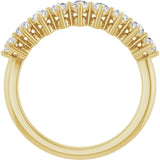 14K Yellow Gold 1/2 CTW Lab-Grown Diamond Anniversary Band